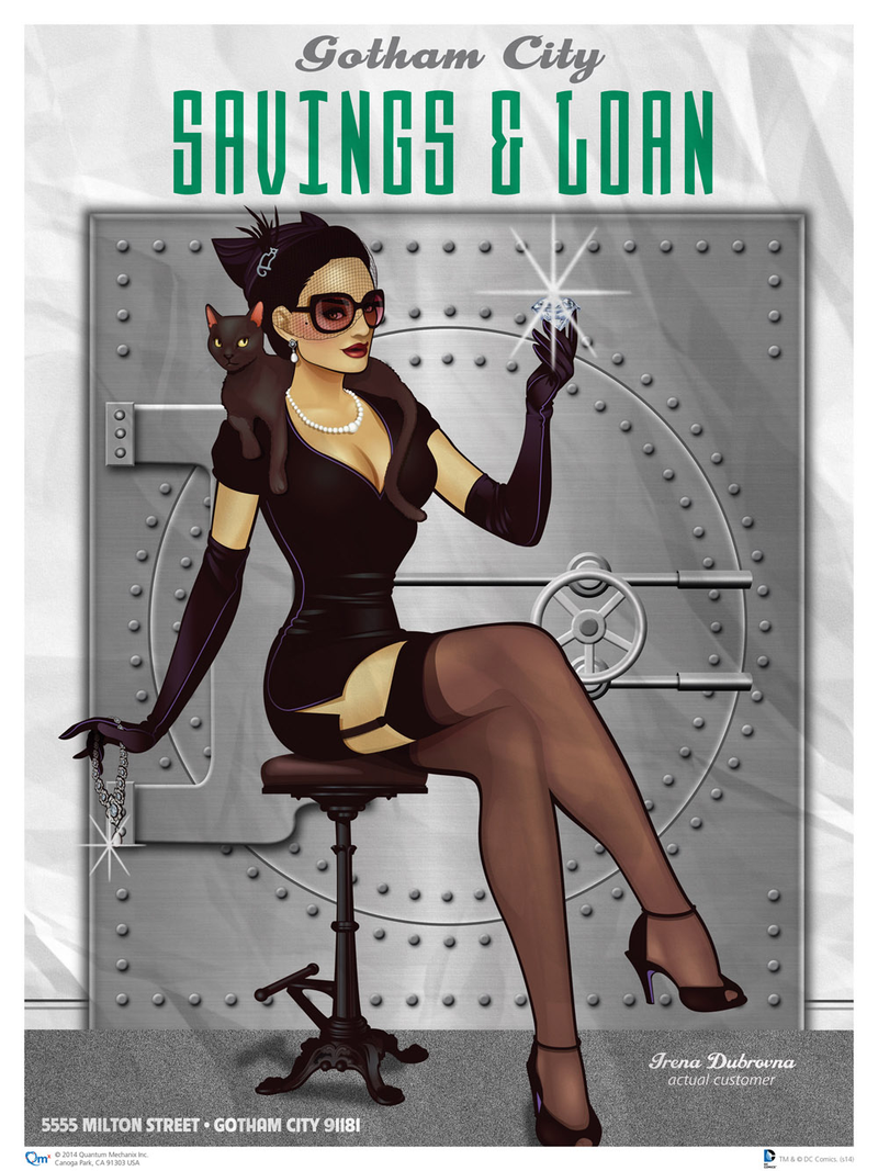 Illustration for article titled Show Your Love For DC Comics Heroines With These Dreamy 1940s Pin-Ups!